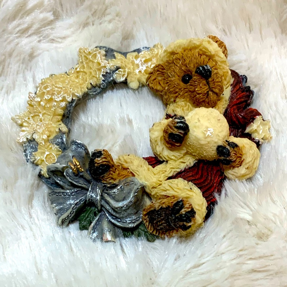 Boyds Bear Holiday Vintage Brooch
